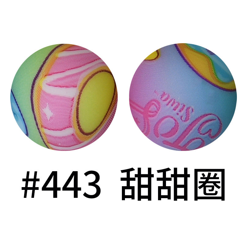 Wholesale 50pcs 16mm Print Silicone Beads Colorful Silicone Water Transfer Beads